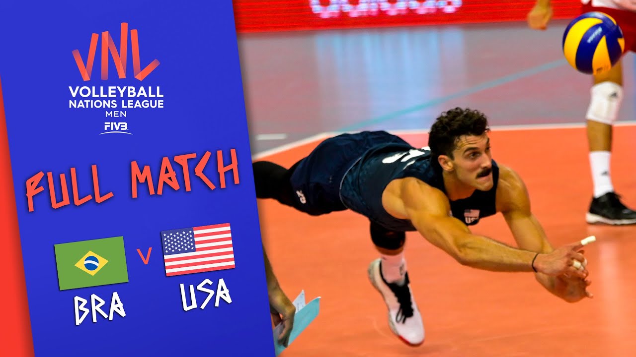 Download Brazil 🆚USA - Full Match | Men’s Volleyball Nations League 2019