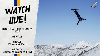 LIVE: World Junior Champs 2024 Chiesa Valmalenco (ITA) - Aerials Finals Men & Women 13:00 CET