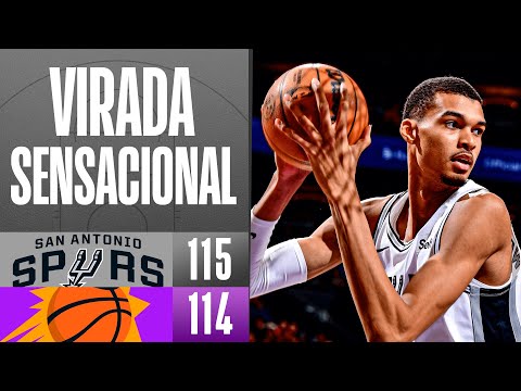 Os minutos finais da VIRADA ABSURDA dos Spurs contra os Suns