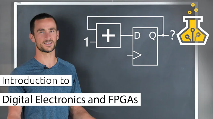 This video covers the basics of digital electronics and FPGAs. It walks you through what it means for a circuit to be digital all the way up to creating a counter on an FPGA.