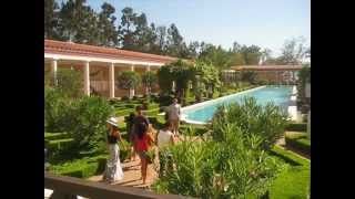 The Getty Villa, Peristyle Courtyard Footage