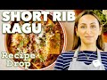 Ovenbraised red wine short rib ragu with rigatoni  recipe drop  food52