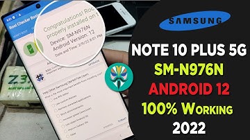 How To Root SAMSUNG Galaxy Note 10+ 5G SM-N976N Android 12 New Method 100% Working | BootLoop Fix