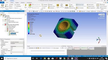 STEADY STATE THERMAL ANALYSIS OF ENGINE FINS (ansys for begineers)