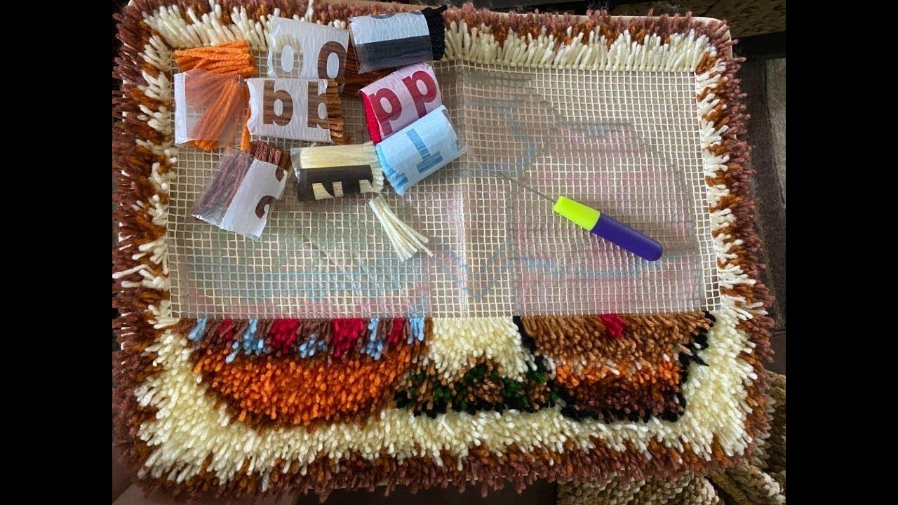 MLADEN mladen latch hook rug kits diy crochet yarn rugs hooking