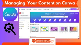 Managing Your Content on Canva - You