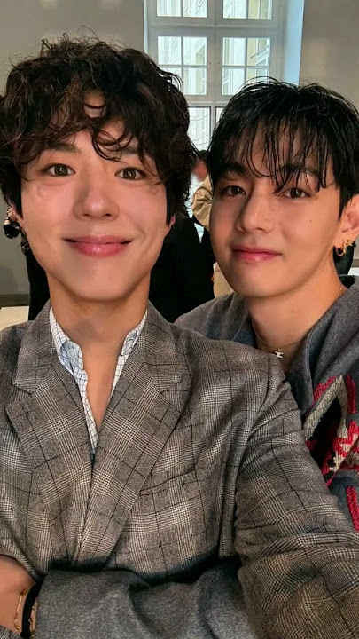 Park Bogum IG post with BTS V #bts #btsarmy#shorts#v#kimtaehyung #tae