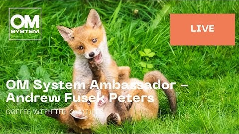 Coffee with the Cla(i)res - with special guest OM SYSTEM Ambassador Andrew Fusek Peters