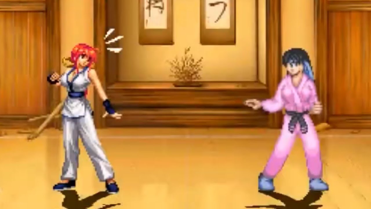 【MUGEN】Another Kung Fu Girl Z (アナザーカンフーガールZ) VS Kung Fu Mako (カンフーまこ)