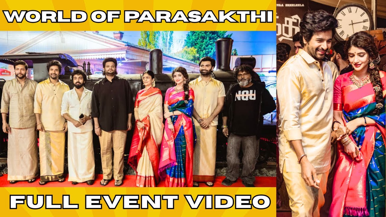 🔴 World of Parasakthi | Sivakarthikeyan | Ravi Mohan | Sreeleela | Full Event Exclusive