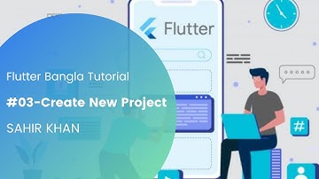 How To Create New Flutter Project | Flutter | Dart | Flutter Bangla Tutorial | Nazrul Islam