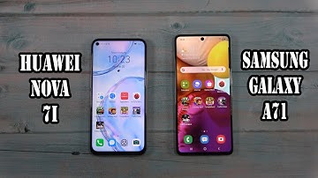Huawei nova 7i vs Samsung Galaxy A71 | SpeedTest and Camera comparison