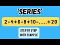 S-3 Series Sum in 1 Minute | Series Sum Tricks