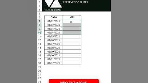 COLOCAR MÊS POR EXTENSO NO EXCEL DE FORMA RAPIDA USANDO A FUNÇÃO TEXTO