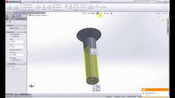 Solidwork Tutorial  Countersink screw M10x45 (ISO 10642)