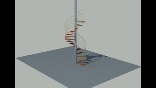The Art of the Spiral Staircase(فن الدرج الحلزوني) with AutoCAD 2023/PART 2