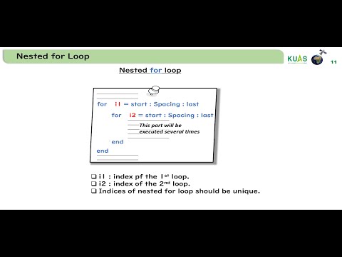 11.2 Nested For