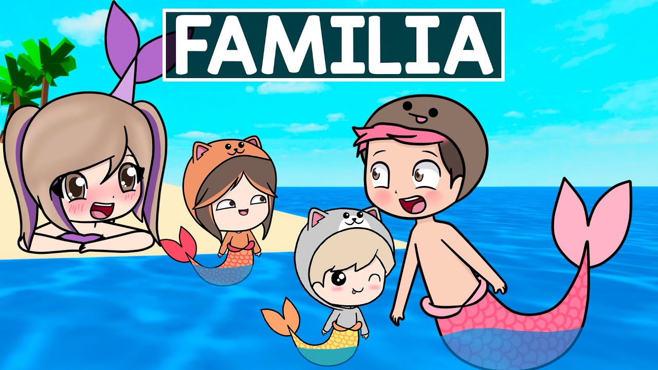 Adopté a Mi Propia Familia de SIRENAS en Brookhaven Roblox! Team Gatitos