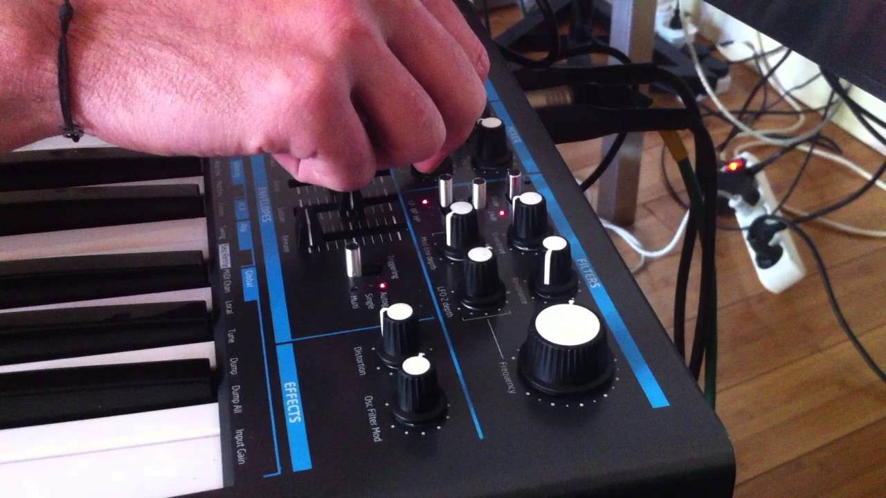 Bass Station 2 feedback external input YouTube