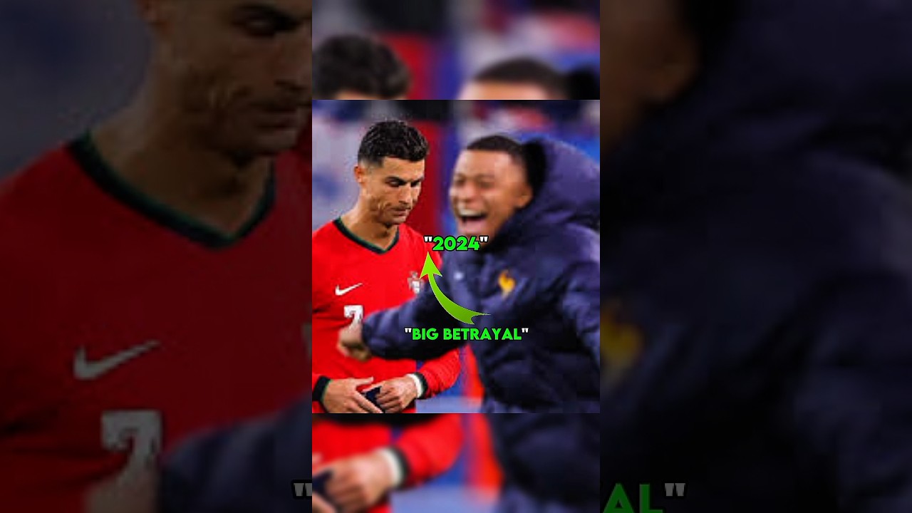 Mbappe betrayal his idol RONALDO.Big disrespect #shorts