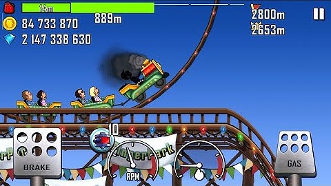 Hill Climb Racing - Kiddie express in Roller Coaster | gameplay walkthrough