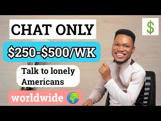 Make $100 A Day Chatting To Lonely People Online? (Virtual Friend Remote Job)  