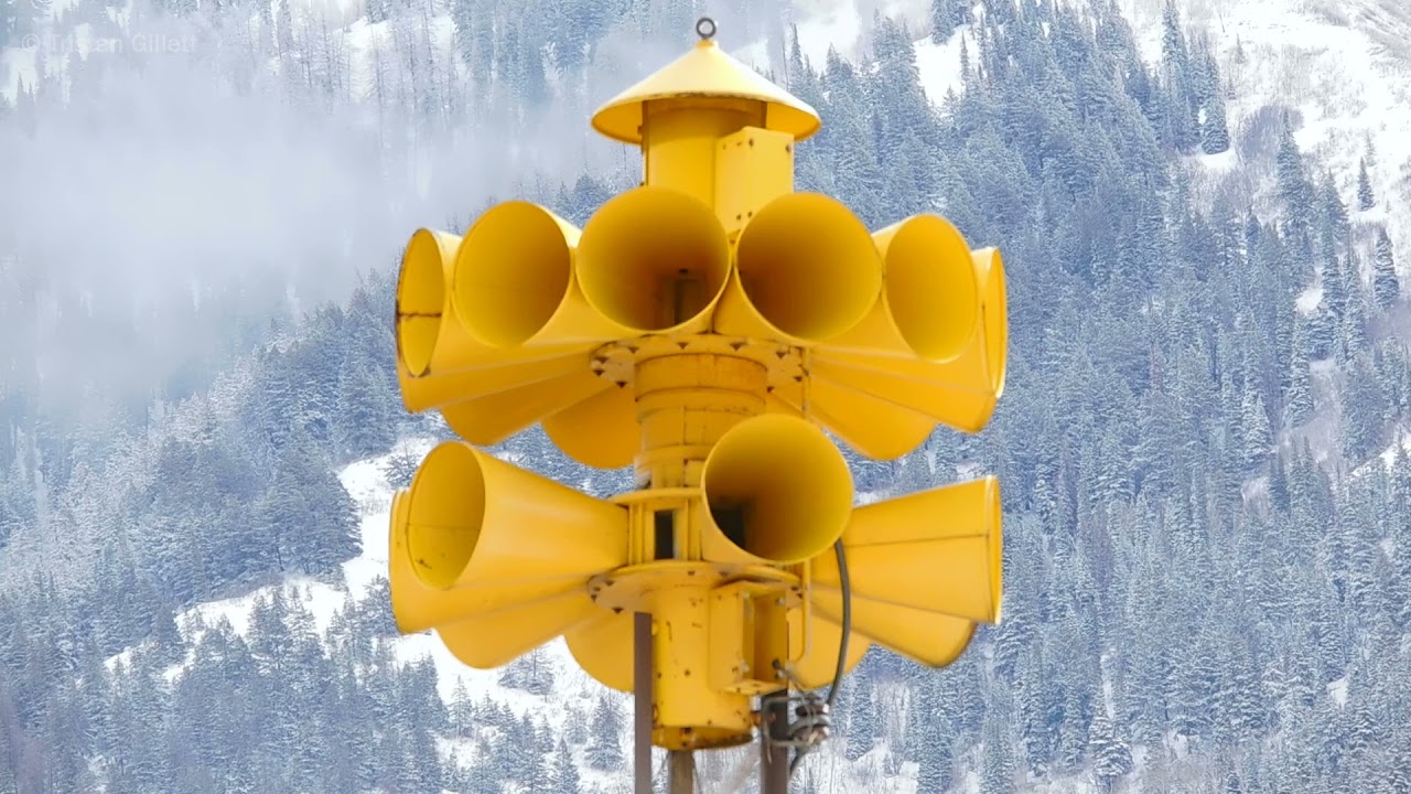 Fixed Damper) Federal Signal 3T22 Noon Blast - Mapleton, UT Siren