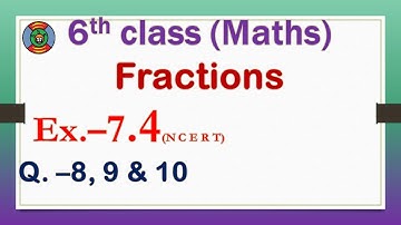 6th class maths ncert exercise 7.4 Q 8 to 10