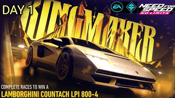 THE DAY 1 | Lamborghini Countach LPI 800-4 | Need For Speed No limits | NFS |