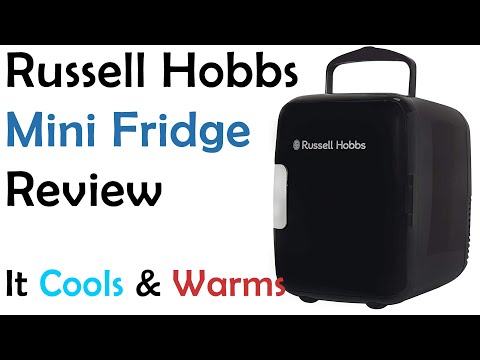 Russell Hobbs Mini Fridge / Mini Cooler Review. RH4CLR1001B