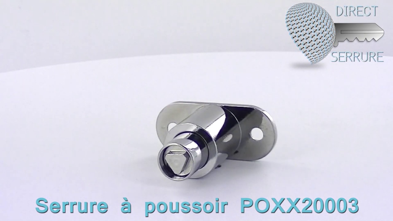 Serrure à poussoir - POXX20003 _ Direct-Serrure.fr