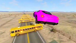 Epic Cars Against Buses - BeamNG drive screenshot 3