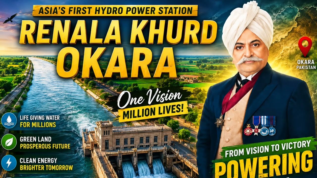 Sir Ganga ram| hydro power station | renala khurad | okara vision & Legacy sustainable energy #hydro