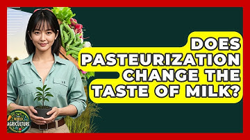 Does Pasteurization Change The Taste Of Milk? - The World of Agriculture