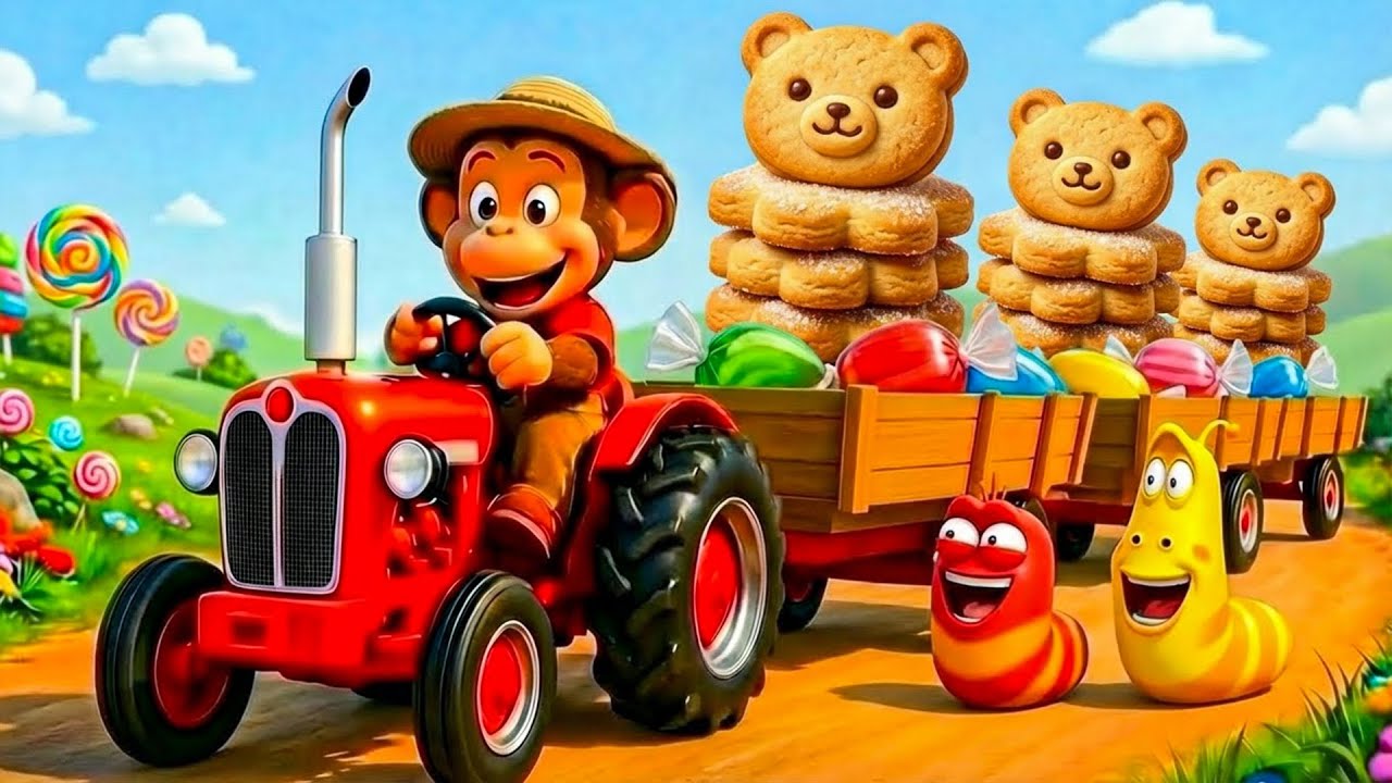 Monkey Cartoon Funny:WOW! Monkey Teach Minions How to Care for Giant Food Plants | MONKEY D FARM