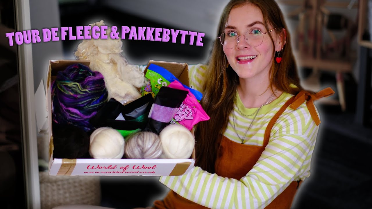 PAKKE FRA ENGLAND & TOUR DE FLEECE FORBREDELSER