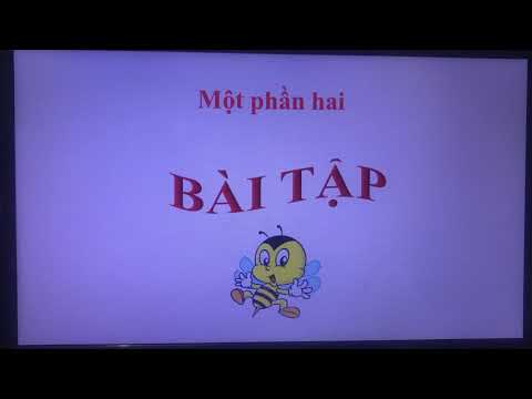 Toán 2 - một phần hai - Tuần 22