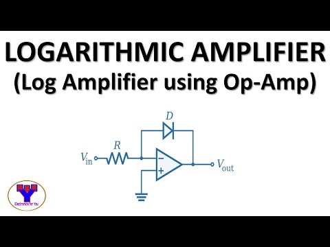 Log amplifier using op-amp | Logarithmic Amplifier