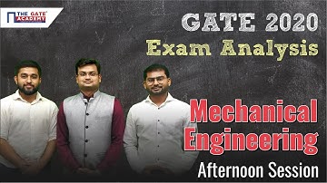 GATE 2020 Mechanical Paper Analysis (Afternoon): Expected Cut Off, Weightage, Difficulty Level