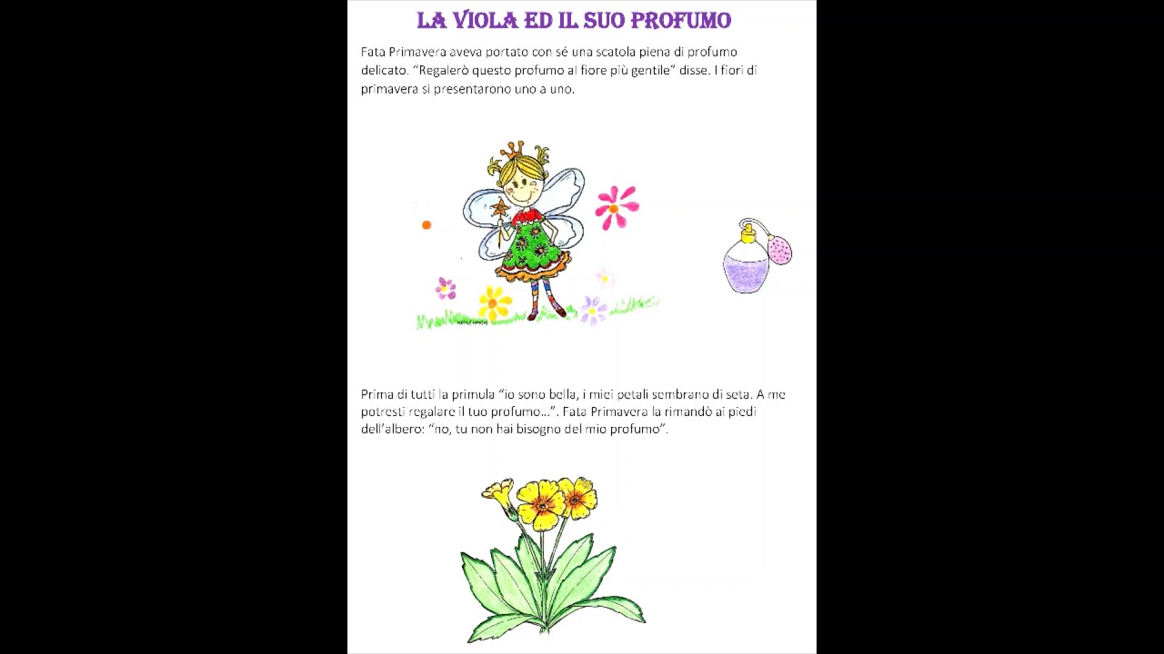AULA BLU Racconto "La viola ed il suo profumo" YouTube