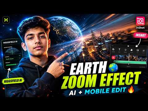 Earth Zoom-In Effect Tutorial using Higgsfield AI & InShot