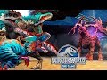 ВОДОВОРОТ 08 против Индораптора Индоминуса Барионикса Jurassic World Игра