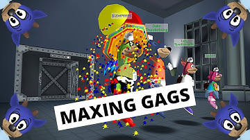 Maxing Gags in Toontown but every time a new gag is shown it speeds up by 15%
