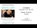 Capture de la vidéo Clase Magistral Daniel Levy / Schumann Sonata Nº 2 Op. 22