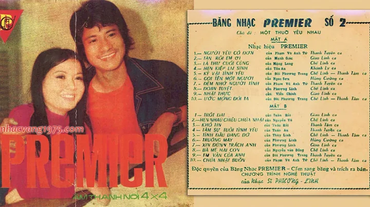 NX55 - Thanh Tuyền Giao Linh Chế Linh   Băng Nhạc Xưa Trước 1975 Đẳng Cấp Một Thời Premier 2