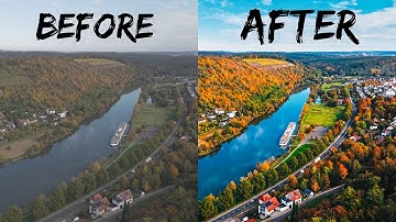 How to Color Grade D-LOG M For Beginners - DJI Air 3S