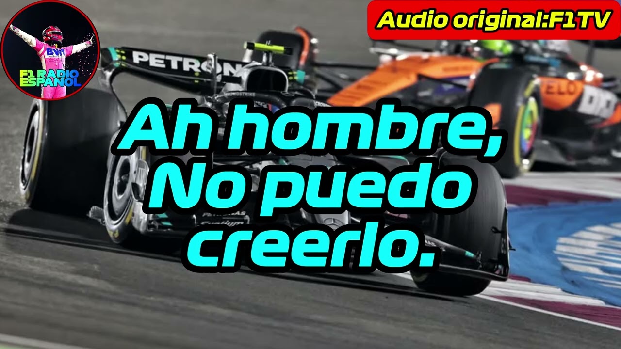 Radio Kimi Antonelli Tras Finalizar P5! En el GP de Qatar. F1 radio