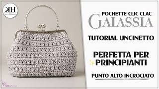 "Galaxy" Clic Clac Crochet Bag: Easy and Beautiful with Double Cross Stitch! ✨ screenshot 5