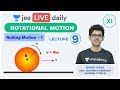 JEE Mains: Rotational Motion - L9 | Rolling Motion | Unacademy JEE | IIT JEE Physics | Namo Sir