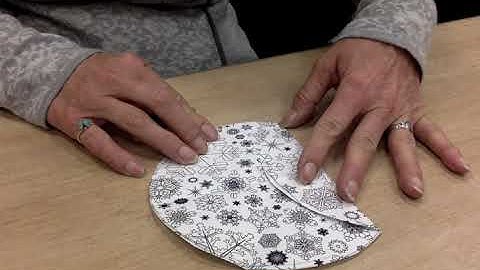 Triangular Pyramid from a circle.